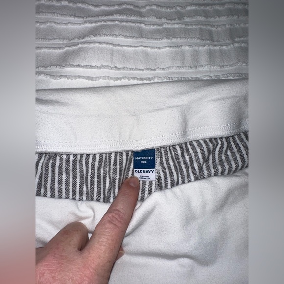Women’s wide leg linen and cotton maternity pants old navy - Picture 2 of 5